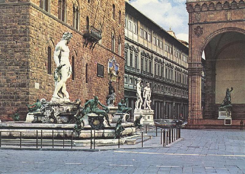 AMMANATI, Bartolomeo The Fountain of Neptune  lll Spain oil painting art